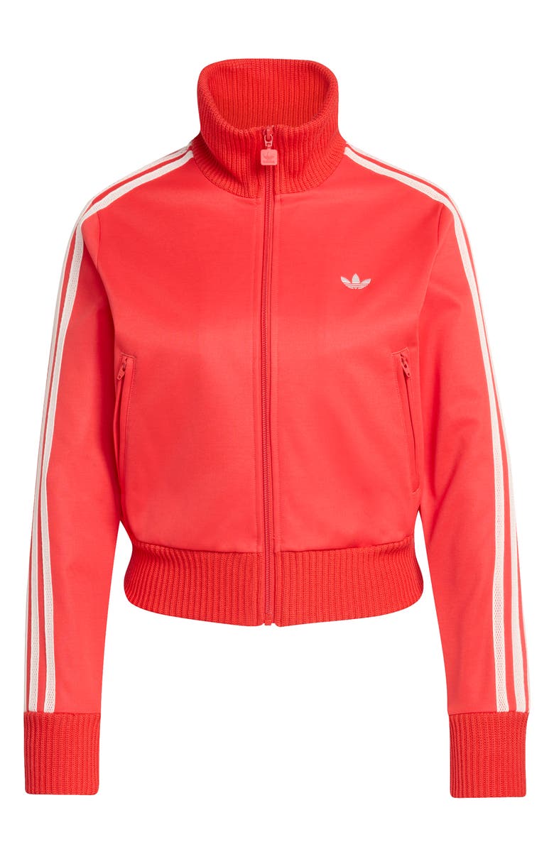 adidas Originals Knit Jacket, Alternate, color, Semi Lucid Red