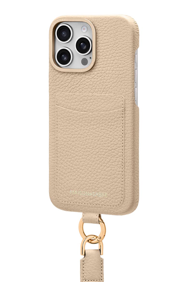 Sling Phone Case iPhone 16 Pro, Alternate, color, Saharan Nude
