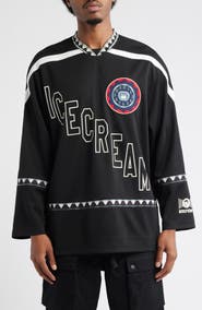 ICECREAM Party On Long Sleeve Mesh Jersey