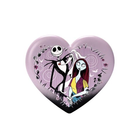 Jack Skellington & Sally Heart Led Compact Mirror