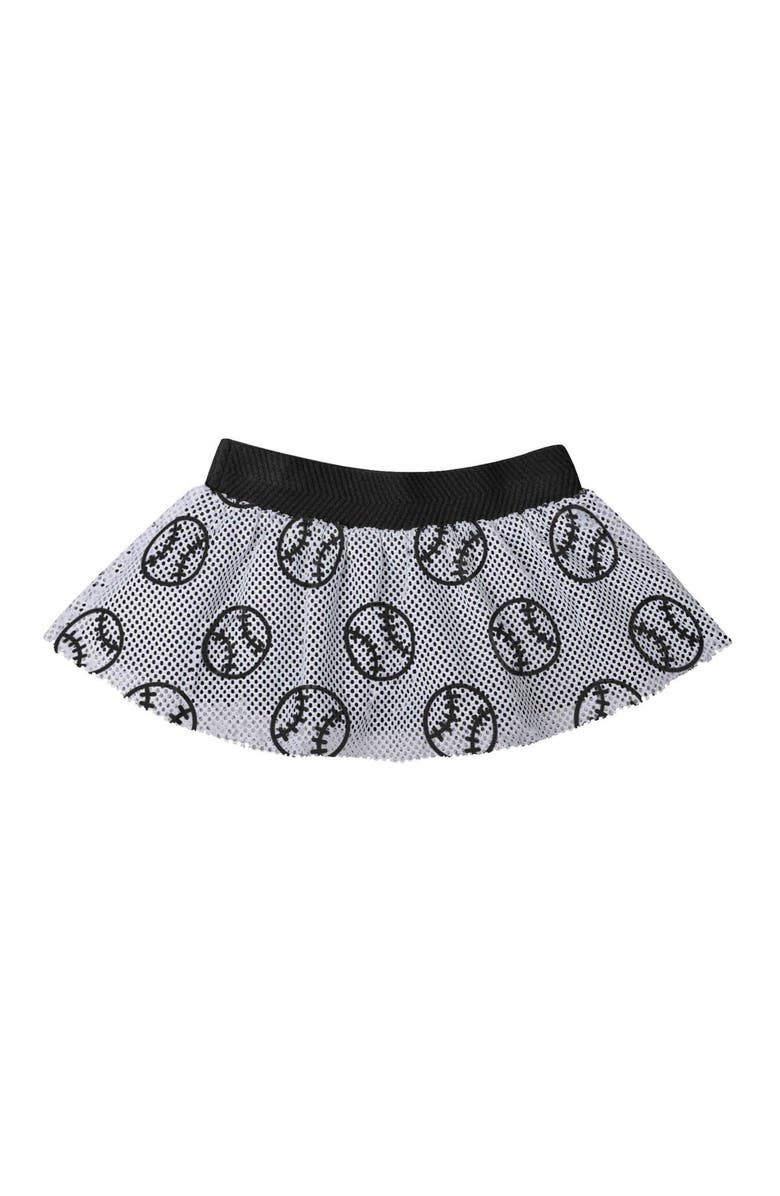 Outerstuff Newborn & Infant White San Francisco Giants Sweet Spot Bodysuit Skirt & Booties Set, Alternate, color,