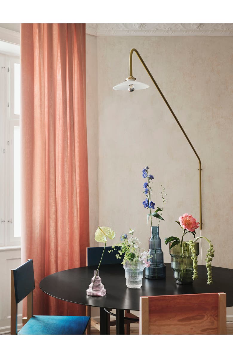 Kosta Boda X-Large Pavilion Crystal Vase, Alternate, color, Blue