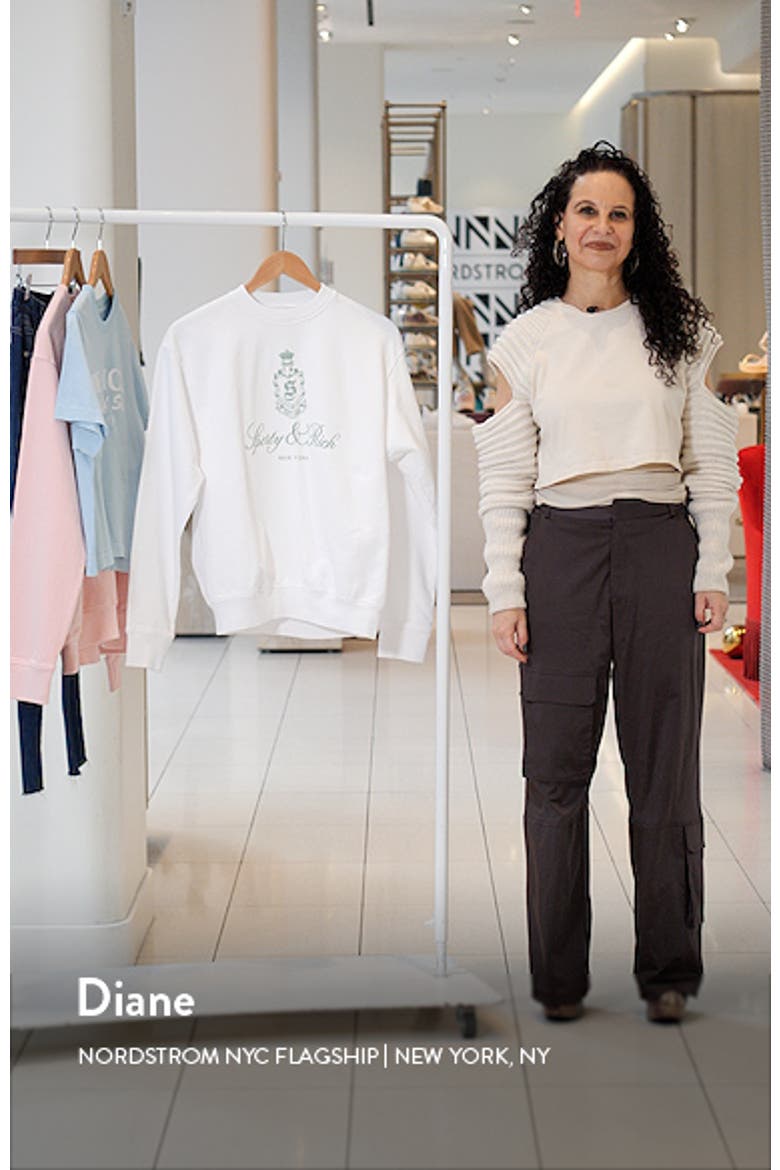 Vendome Cotton Graphic Sweatshirt video
