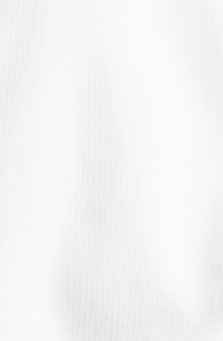 Palm Angels Curved Logo Long Sleeve Graphic Sweatshirt, Alternate, color, Off White/ Black