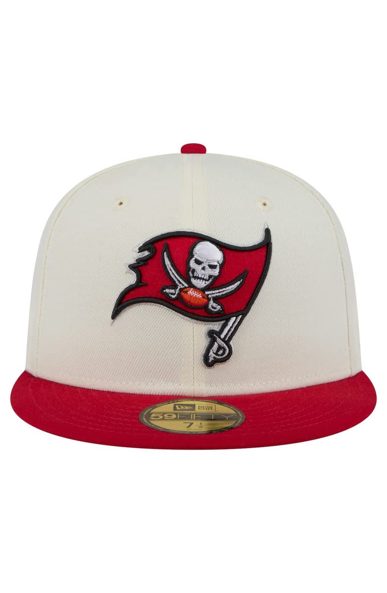 New Era Men's New Era  White/Red Tampa Bay Buccaneers  Main 59FIFTY Fitted Hat, Alternate, color, 