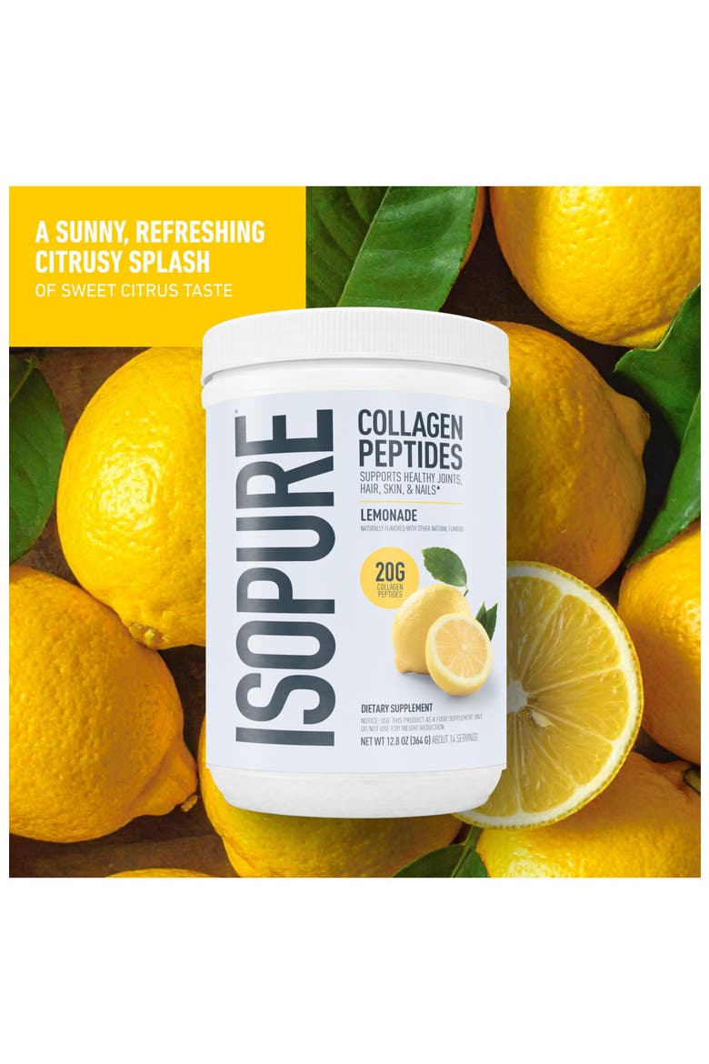 Collagen, Lemonade, 14 servings, Alternate, color, None