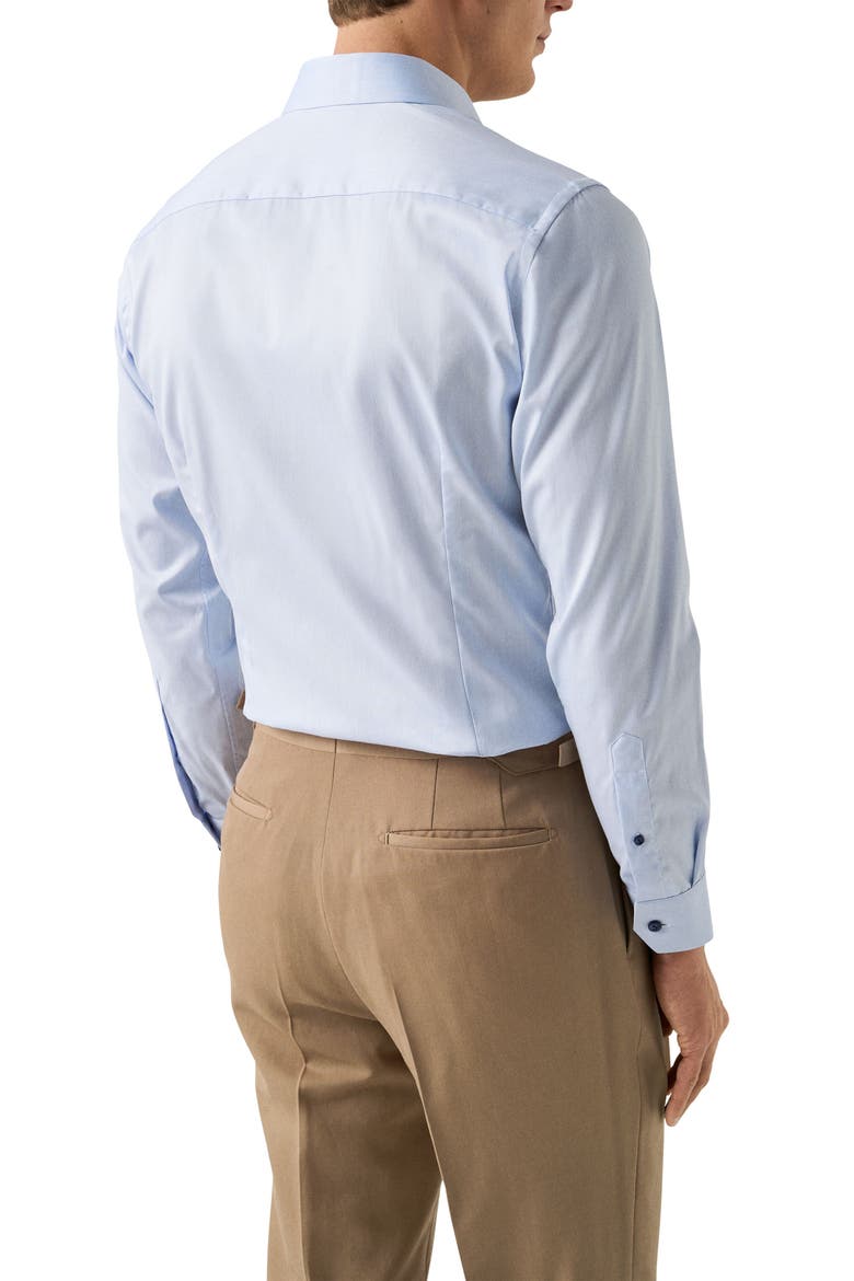 Contemporary Fit Twill Dress Shirt, Alternate, color, LT/ PASTEL BLUE