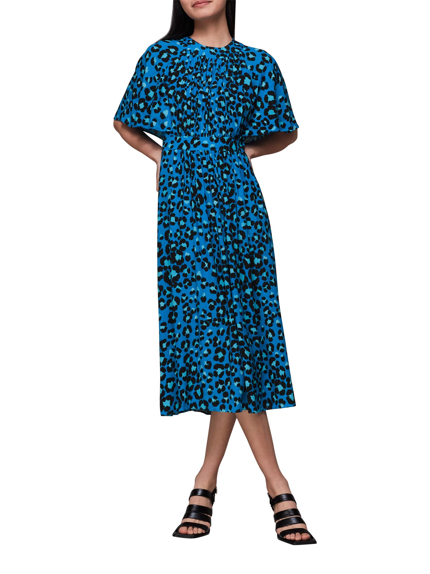 Painted Leopard Amelia Midi Dress