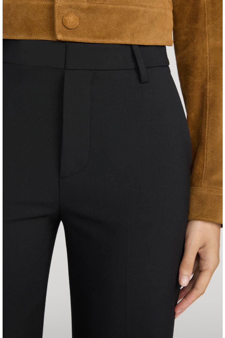 The Swing High Waist Wide Leg Trousers, Alternate, color, BLACK