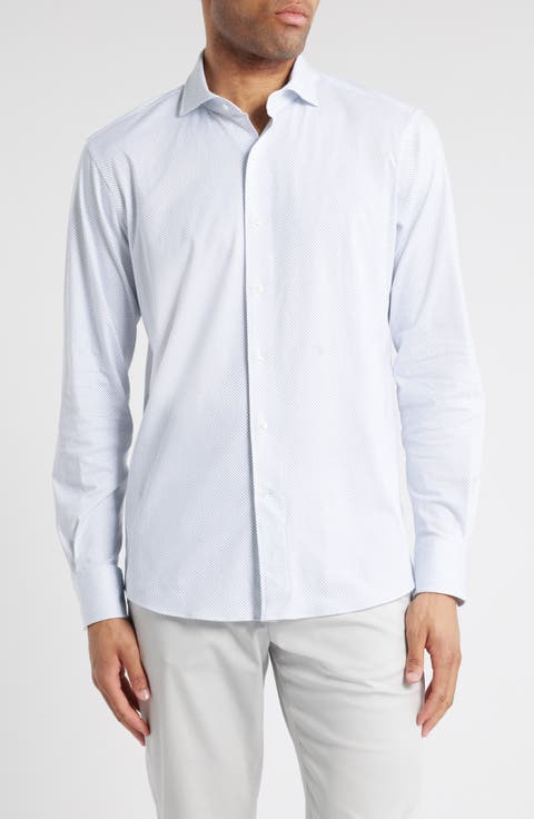 Crown Crafted Excursionist Flex Microdot Button-Up Shirt