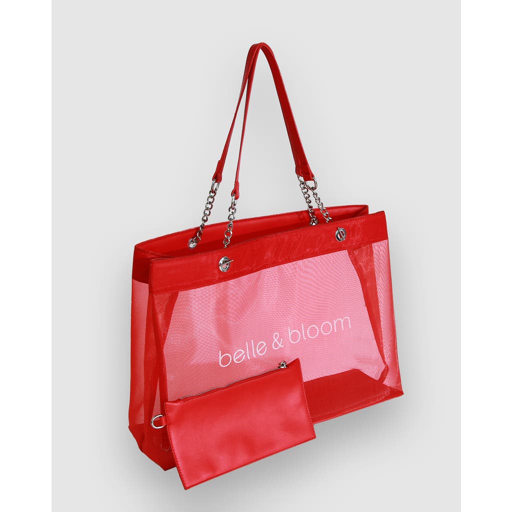 Belle & Bloom Wild Lover Tote Bag In Red