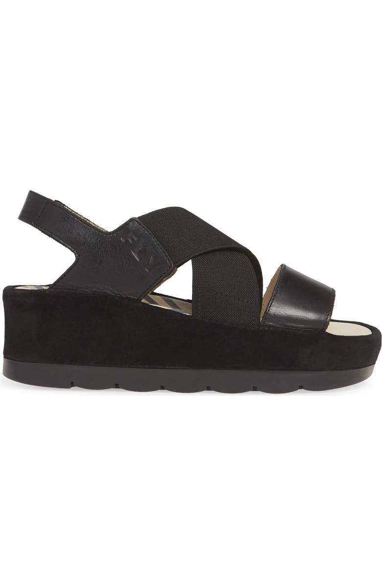 Fly London Bime Wedge Sandal, Alternate, color,