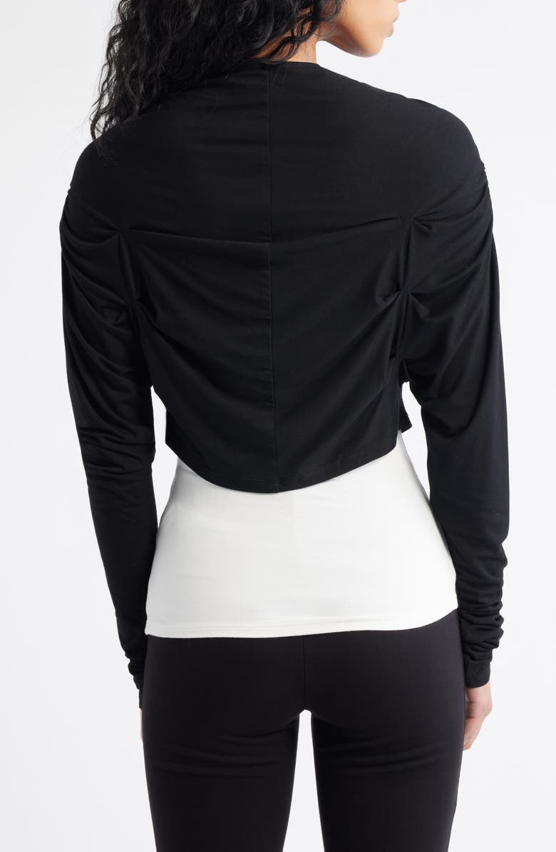 ARTLESS FOREVER Strata Layered Top, Alternate, color, Black White