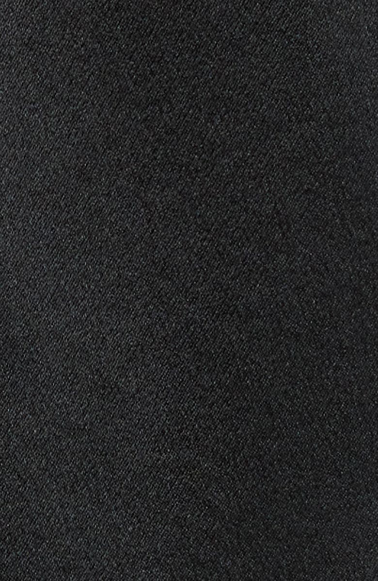 Vince Shirred Detail Silk Top, Alternate, color, Black