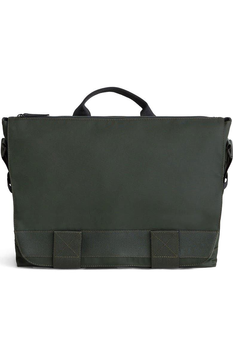 WANT Les Essentiels Kallman Messenger Bag, Main, color, Spruce Eco Nylon/ Black