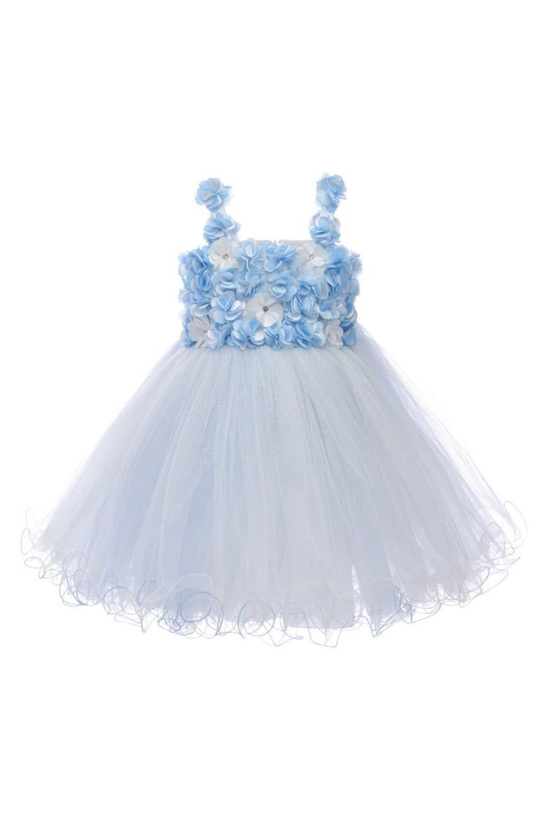 Campanula Bloom Dress, Main, color, Blue