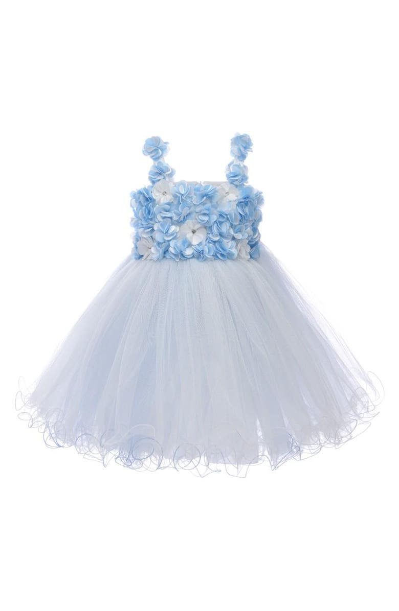 Tulleen Campanula Bloom Dress, Main, color, Blue