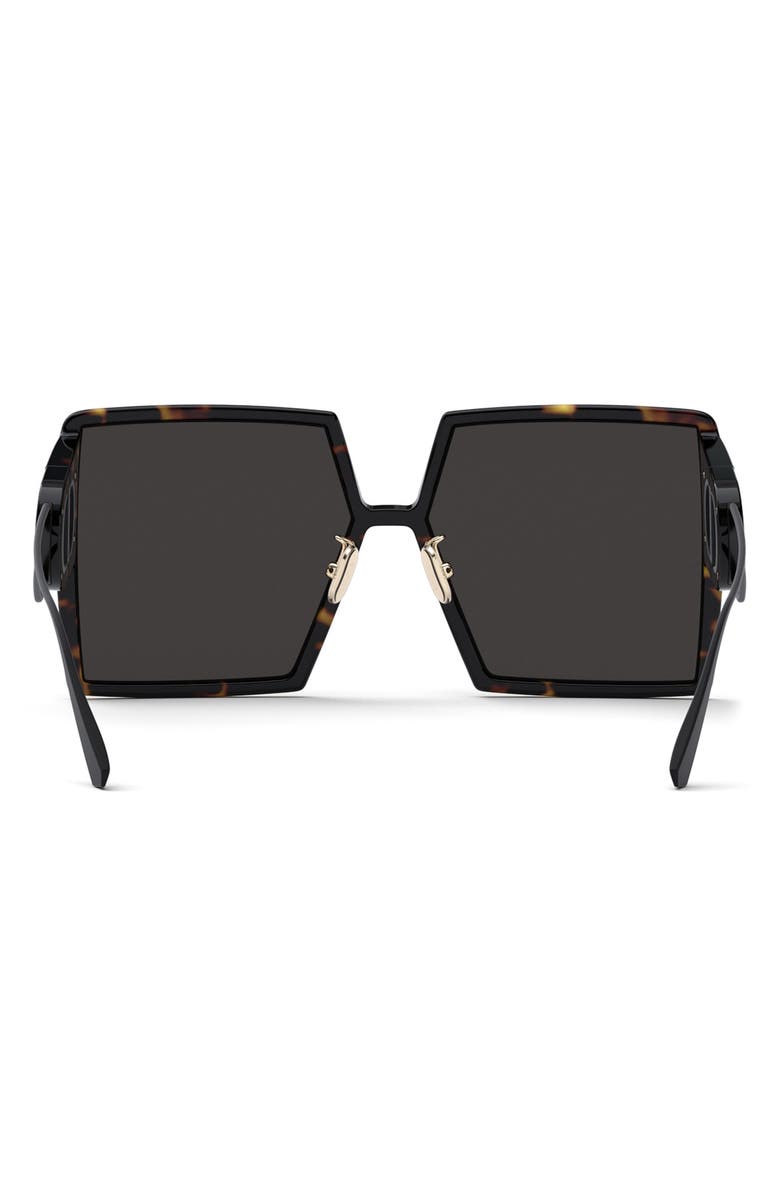 DIOR 30Montaigne SU 58mm Square Sunglasses, Alternate, color, Dark Havana / Smoke Mirror