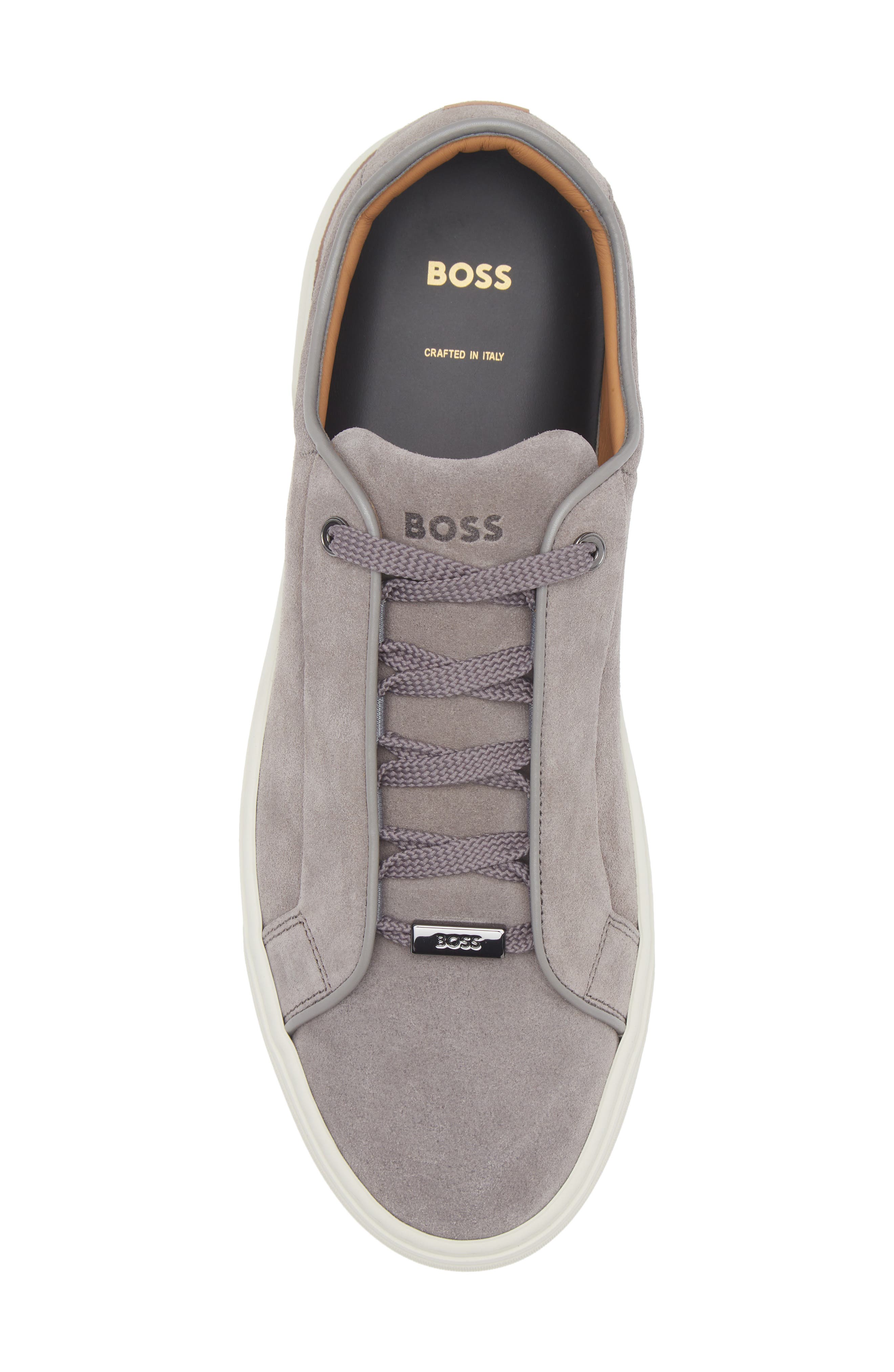 BOSS Gary Tennis Sneaker, Alternate, color, Medium Grey