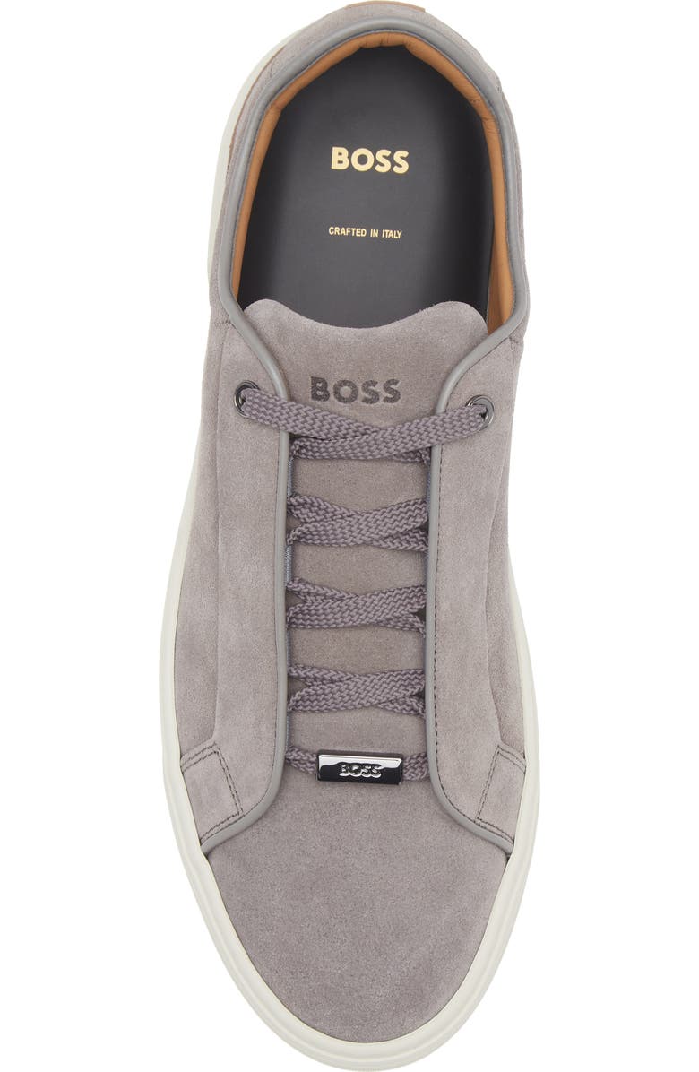 BOSS Gary Tennis Sneaker, Alternate, color, Medium Grey