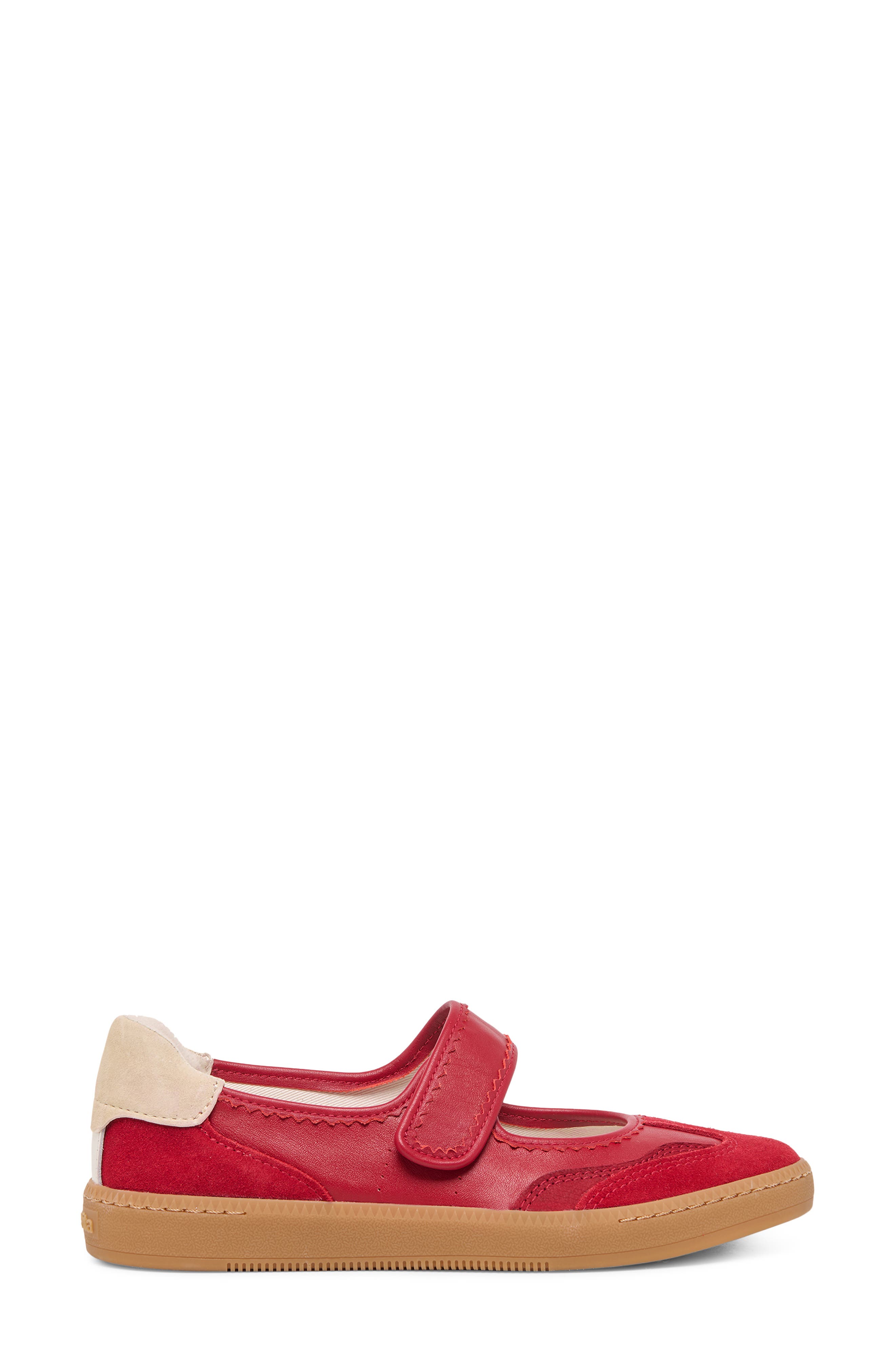 Dolce Vita Nanet Mary Jane Flat, Alternate, color, Crimson Leather