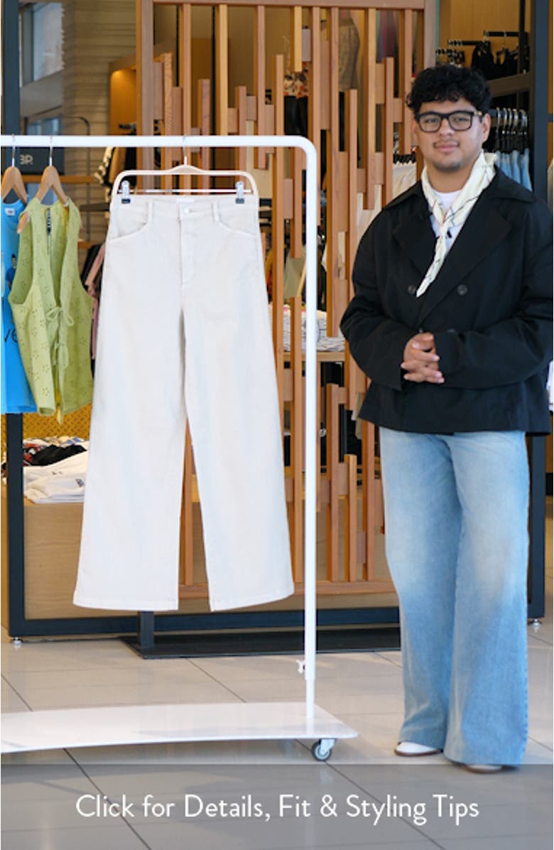 The Mischa Super High Waist Wide Leg Jeans, sales video thumbnail