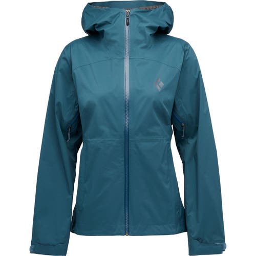 Black Diamond Fineline Stretch Rain Shell In Brown