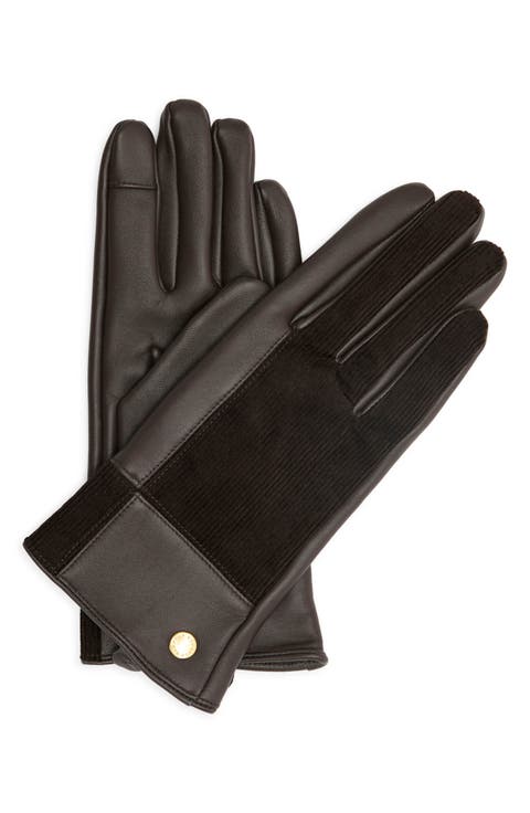 Dunswell Patchwork Leather Gloves