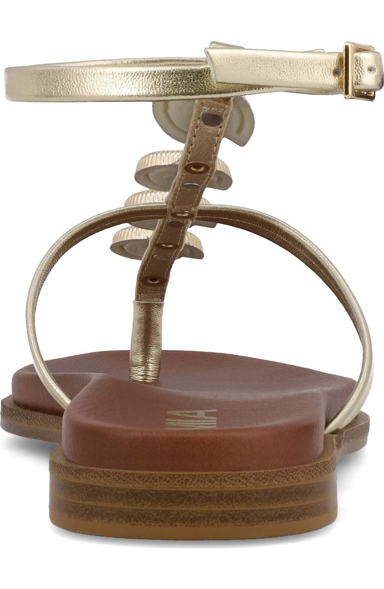 MIA Dorcie Ankle Strap Sandal, Alternate, color, Soft Gold