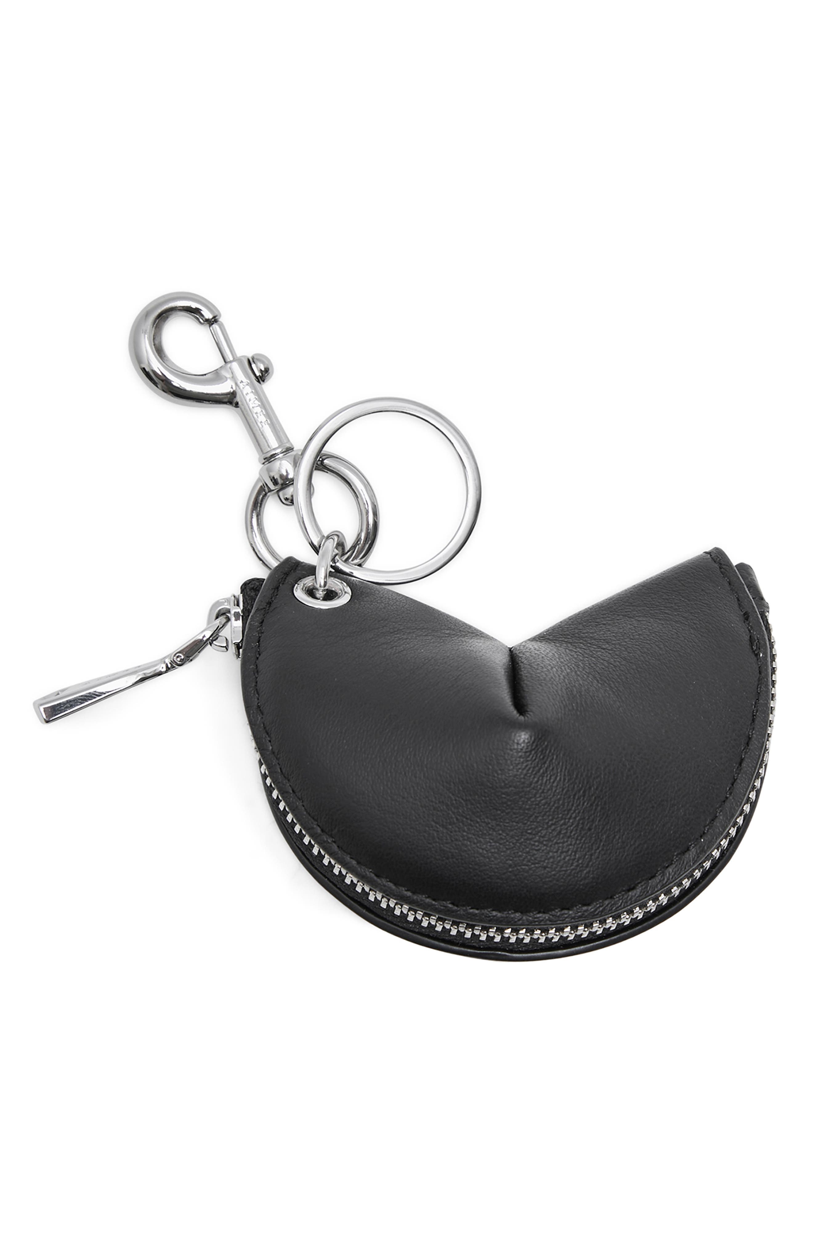 AIMEE Fortune Bag Charm, Main, color, Black/ Blk