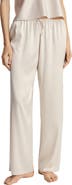MANGO Stretch Silk Pajama Pants