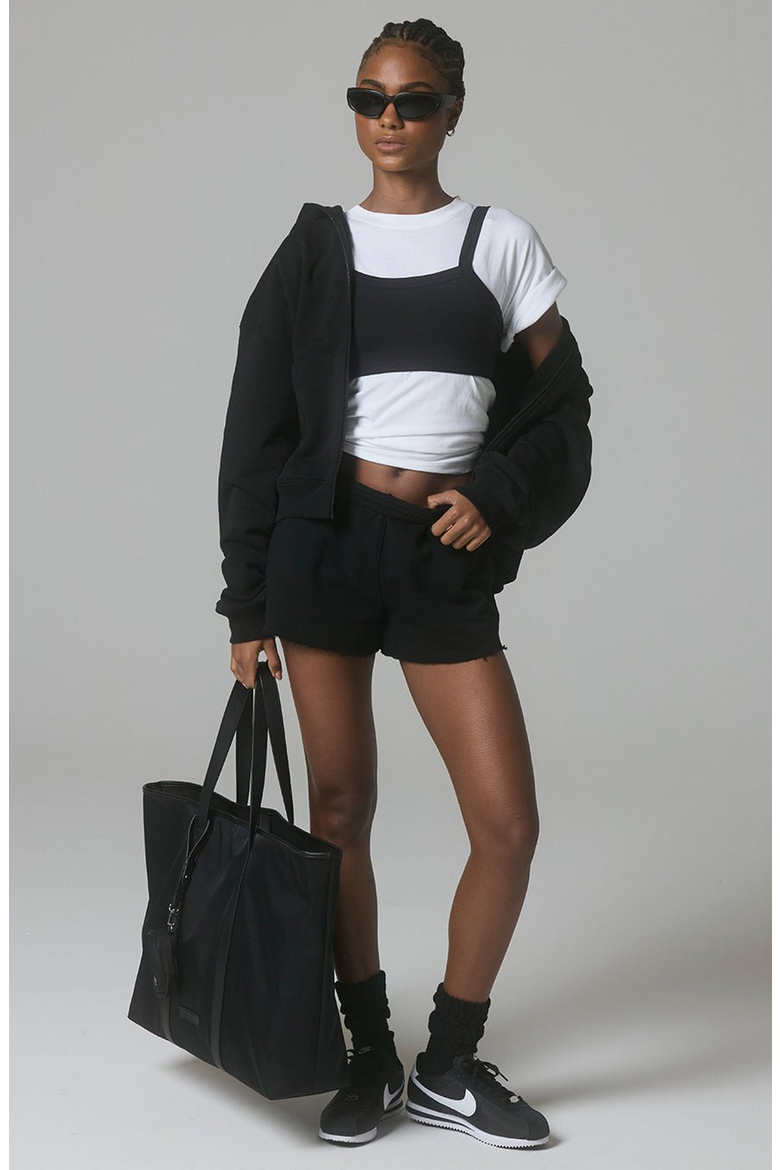ty Sweatshort, Alternate, color, Black