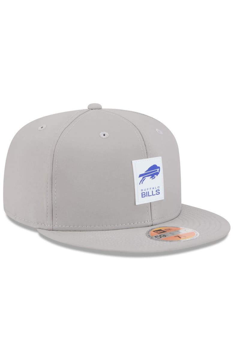 New Era Men's New Era Gray Buffalo Bills 2025 Sideline  59FIFTY Fitted Hat, Alternate, color, Gray