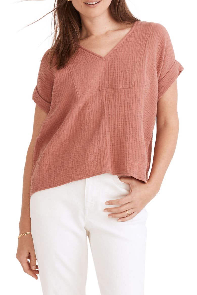Lightspun Westing Shirt, Main, color, VINTAGE QUARTZ