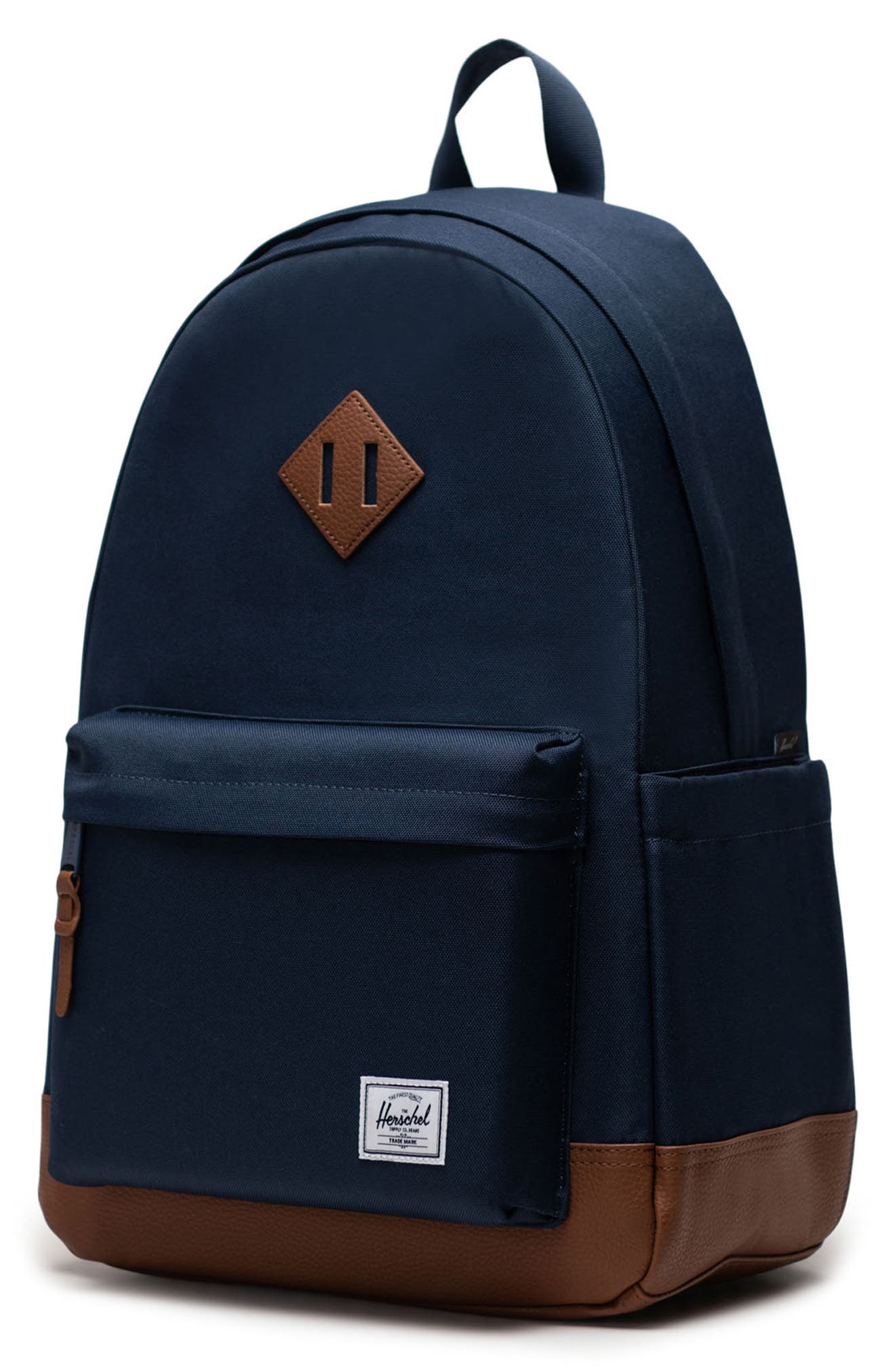 Heritage Backpack, Alternate, color, NAVY/TAN