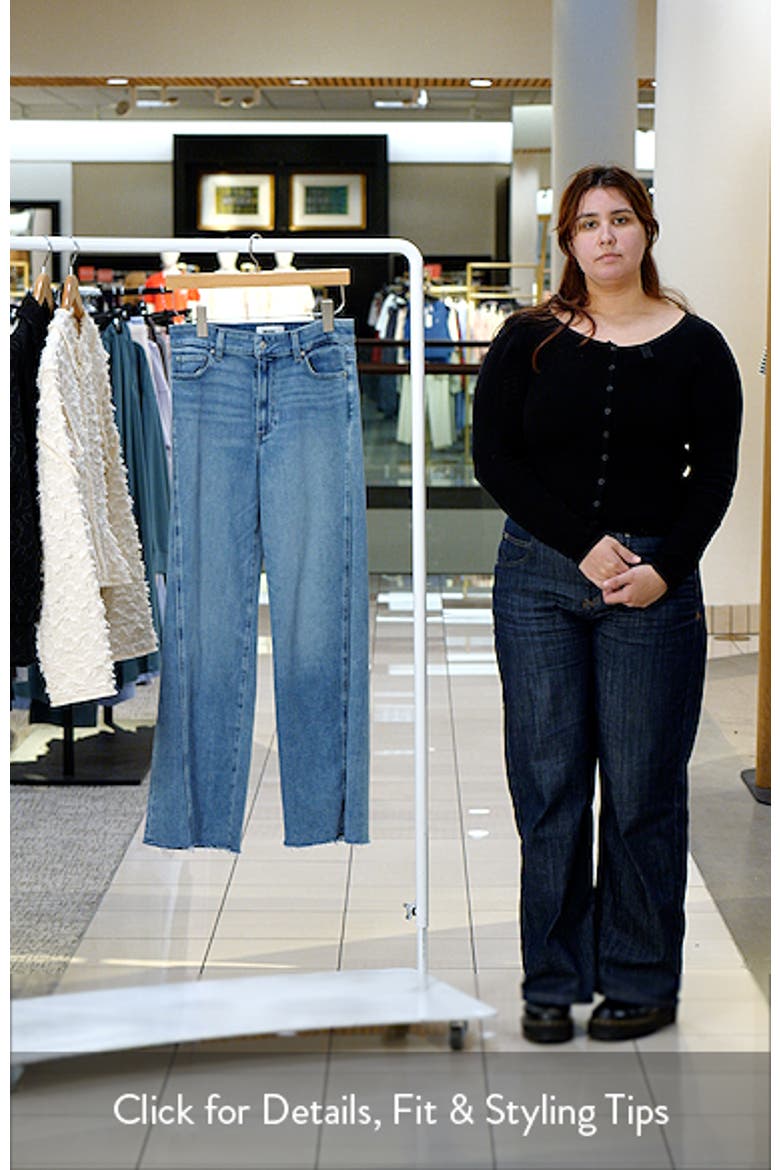 Anessa Raw Hem High Waist Wide Leg Jeans video