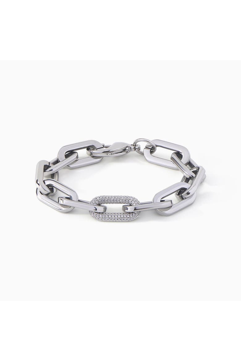The Daphne Link Bracelet, Main, color, Silver