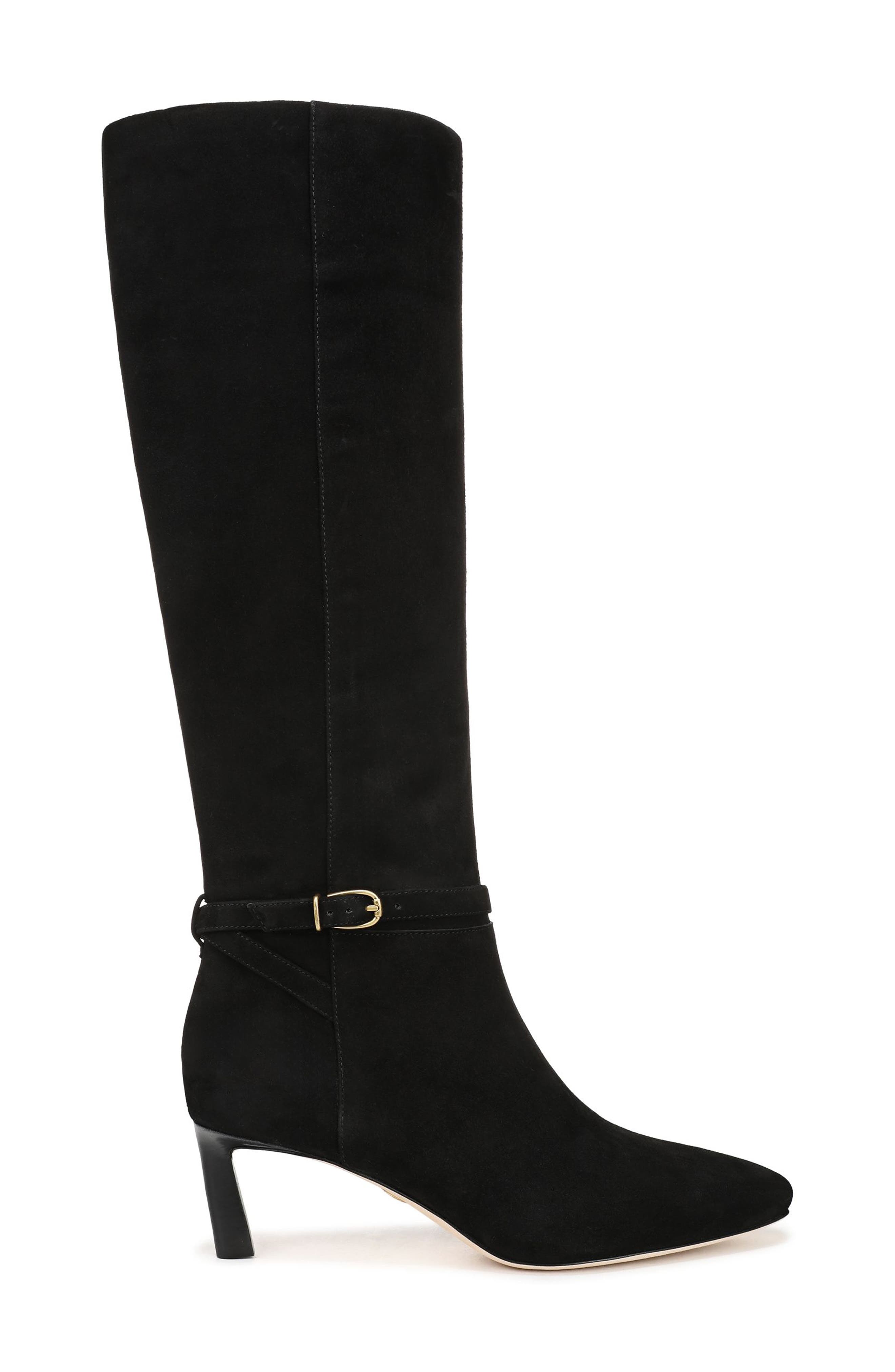 Veronica Beard Kailine Knee High Boot, Alternate, color, Black