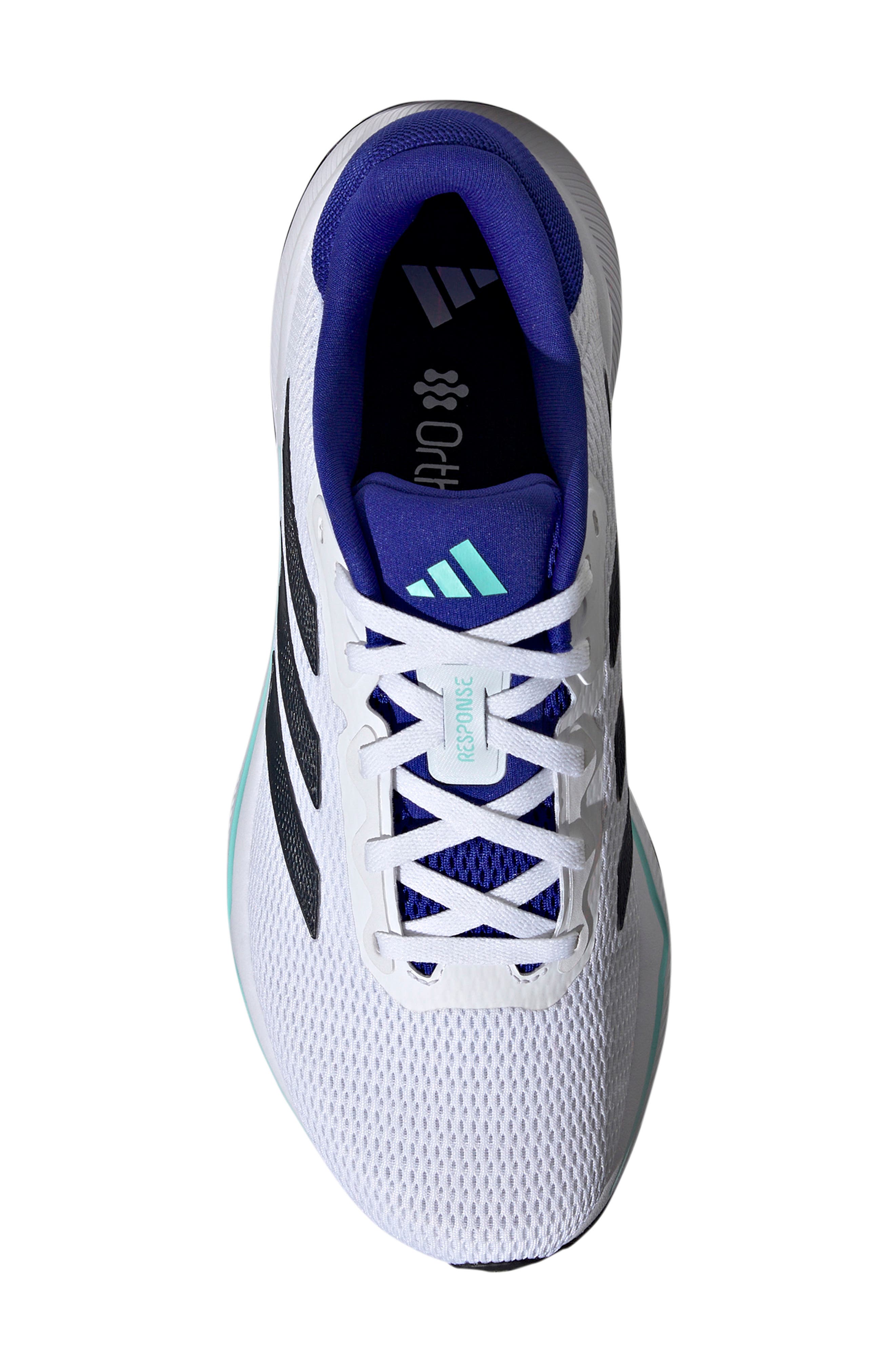 Response Sneaker, Alternate, color, WHITE/AURORA INK/FLASH AQUA
