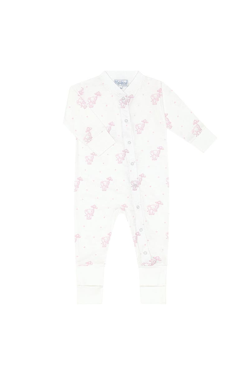 Nellapima Pink Elephant Coverall - Baby, Main, color, Pink