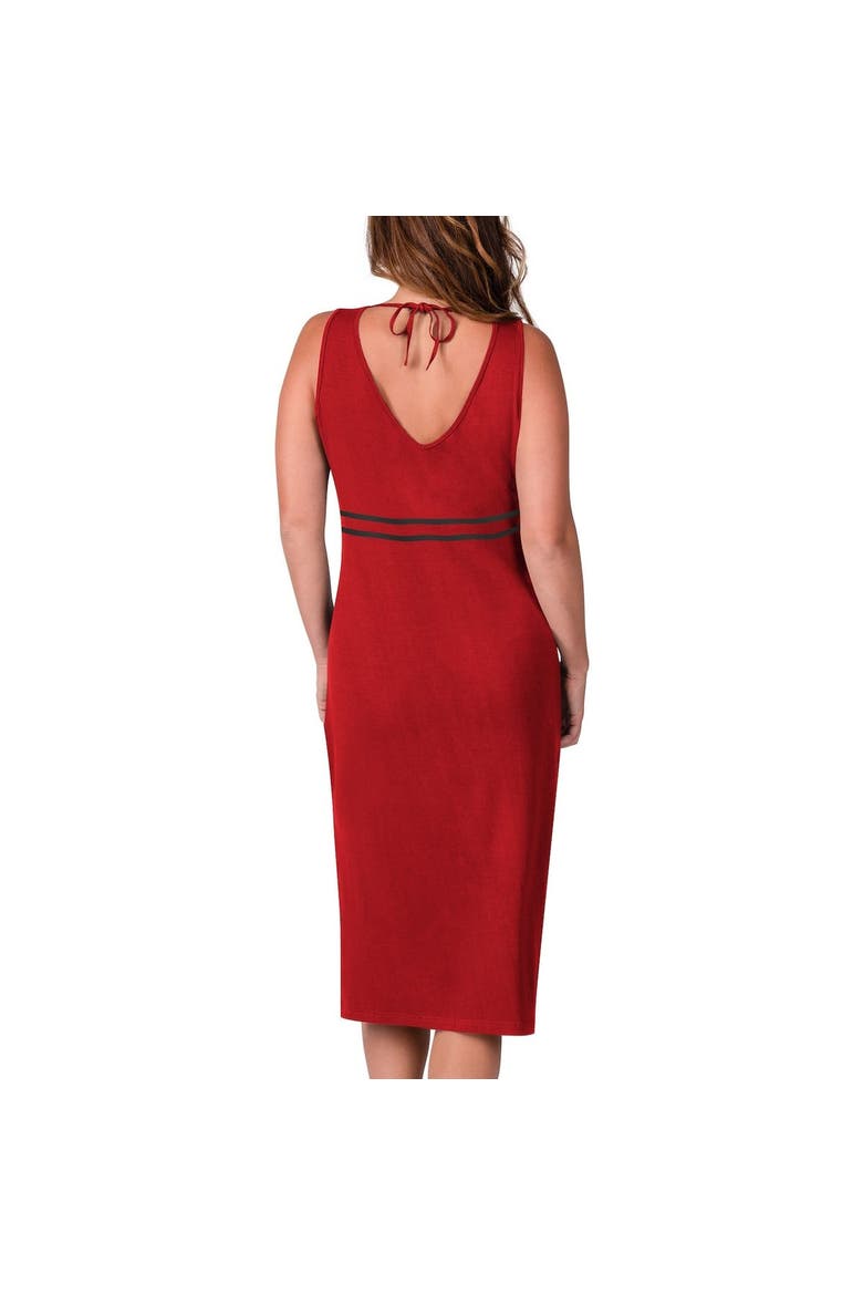 Women's G-III 4Her by Carl Banks Red Tampa Bay Buccaneers Training V-Neck Maxi Dress, Alternate, color, Red