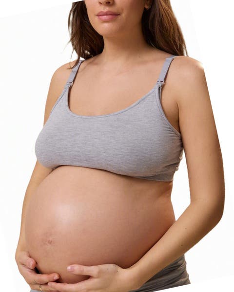 Busty French Terry Maternity & Nursing Bralette -  Fits Sizes 30E-44H