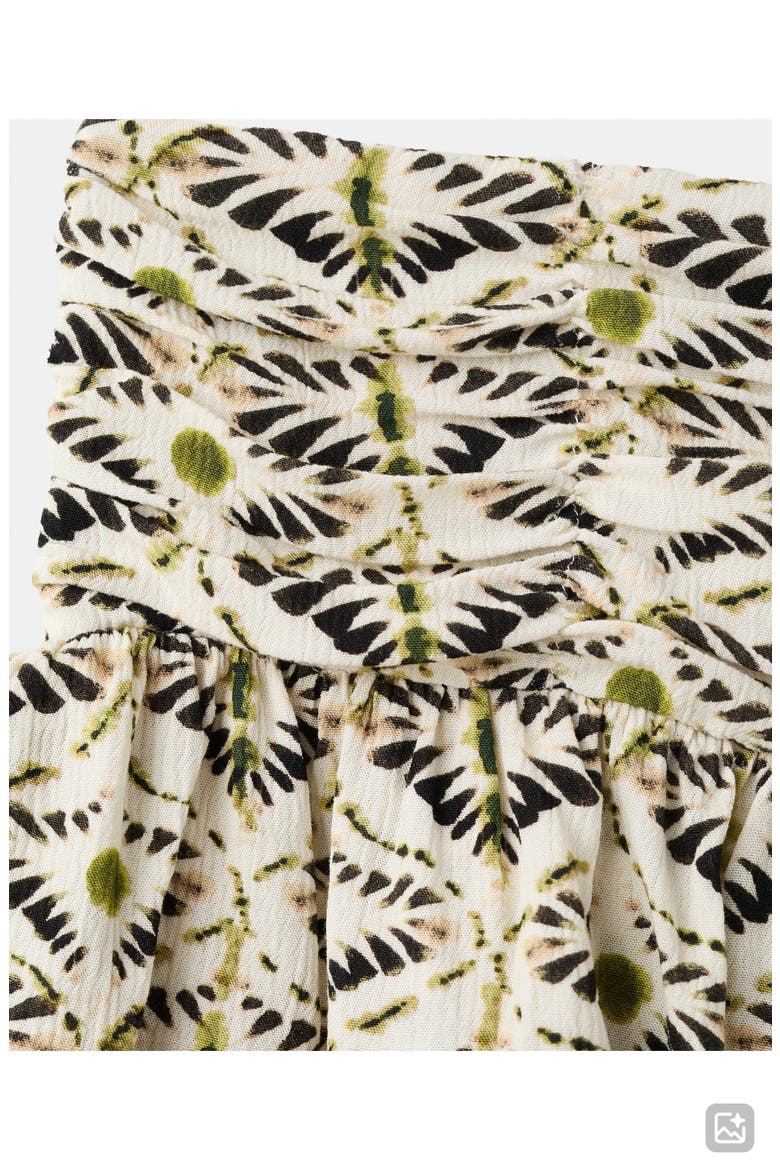 Kids' Ruffled Print Miniskirt, Alternate, color, ECRU