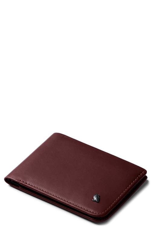 Bellroy Hide & Seek Wallet In Wine