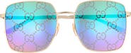 Gucci 57mm Square Sunglasses