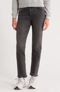 MOTHER The Hiker Hover Mid Rise Slim Straight Leg Jeans