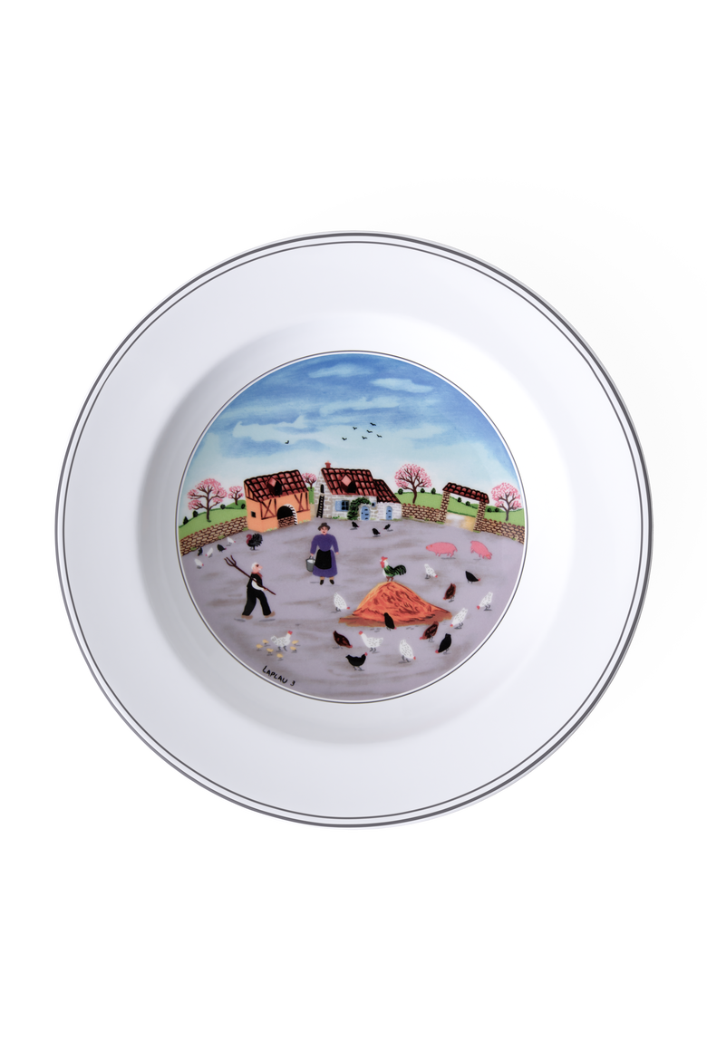 Design Naif Rim Soup #3 Country Yard, Main, color, None