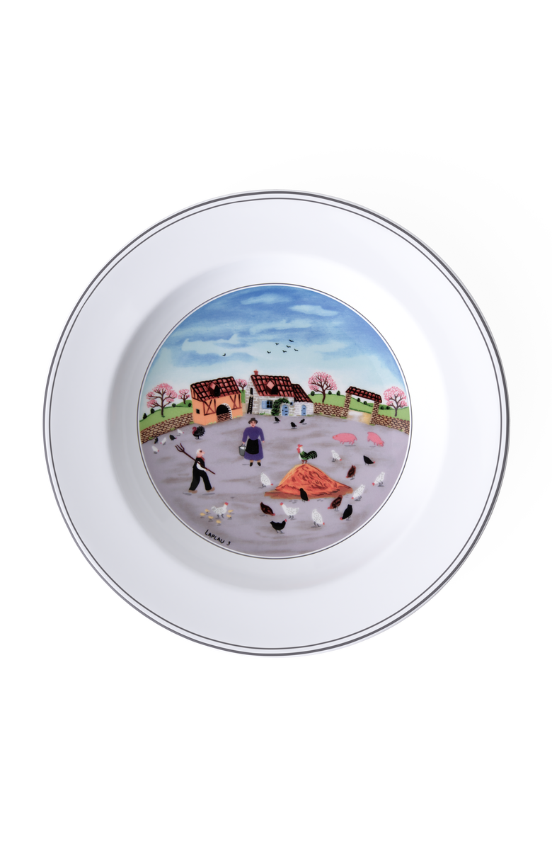Villeroy & Boch Design Naif Rim Soup #3 Country Yard, Main, color, NO COLOR