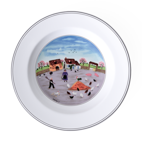 Design Naif Rim Soup #3 Country Yard
