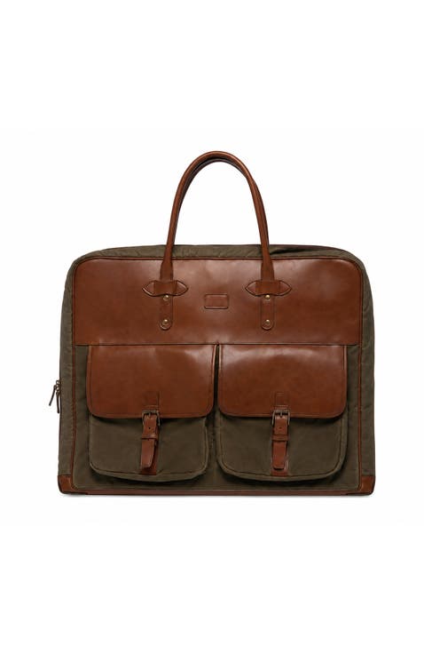Prescott Waxed Canvas Garment Bag